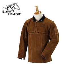 Revco Black Stallion Split Cowhide Cape Sleeves and 14" Bib Combo #214CS