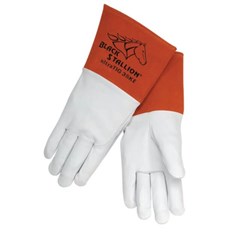 Revco Black Stallion Pearl White Value-Priced Kidskin TIG Glove #35KE