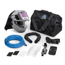 Safest welding helmets Miller SAR with T94i-R™ and 25 ft Straight Air Hose professional package