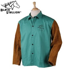 Revco Black Stallion FR Cotton/Split Cowhide Hybrid™ Jacket #F9-30C/BS