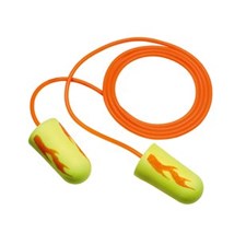 3M™ E-A-Rsoft™ Yellow Neons™ Blasts™ Corded Earplugs 311-1252, in Poly Bag Regular Size 2000 EA/Case #70071515160