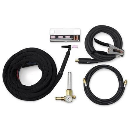 Miller Weldcraft W-375 Super Cool TIG Welding Torch Kit and Accessories