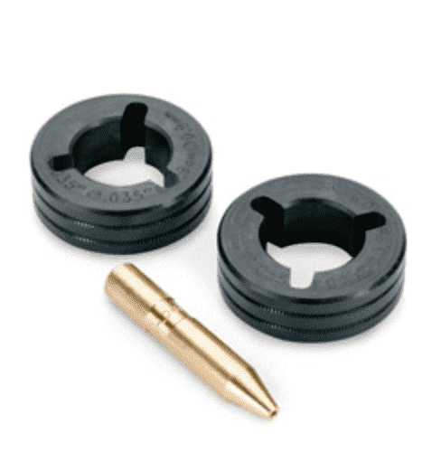 Miller .035 V-Knurl Drive Roll Kit — for Flux Cored Wire